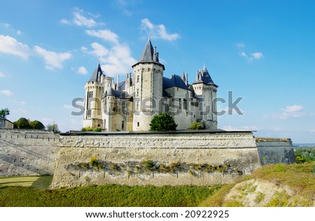 beautiful view of Saumur castle - Loire valley (from my castles collection)