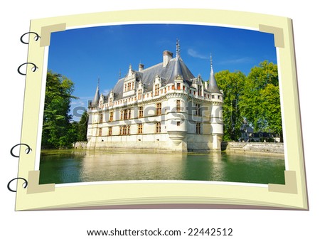 photoalbum - french castles - artistic picture