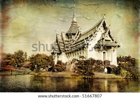 pictorial Thailand - artwork in painting style