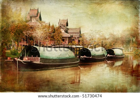 pictorial Thailand - artwork in painting style