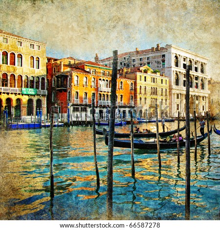 romantic Venice - artistic picture