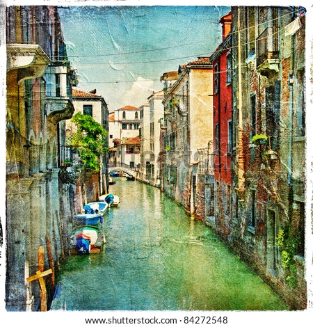 great Italian landmarks series - Venice artistic picture