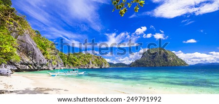 tropical scenery of Palawan, Philippines