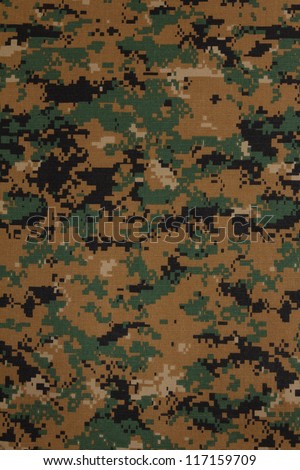 US marine force marpat digital camouflage fabric texture background