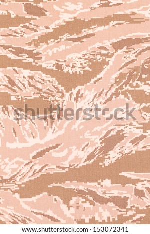 US air force digital tigerstripe desert camouflage fabric texture