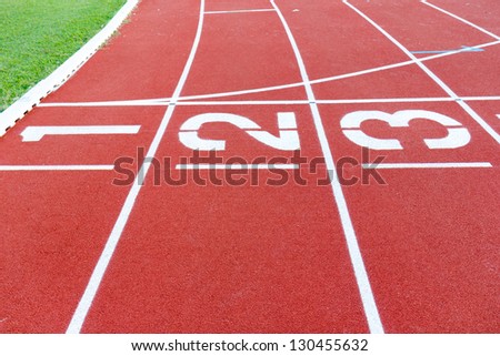 Track start point for running
