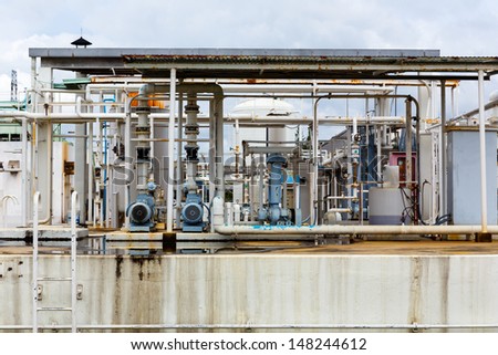 Nitrogen chemical plant for factory