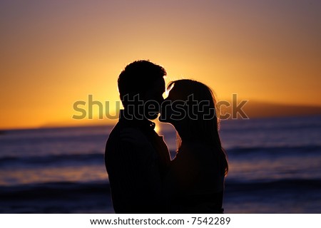couple kissing silhouette. hair Kissing Couple Silhouette couple kissing silhouette image. couple