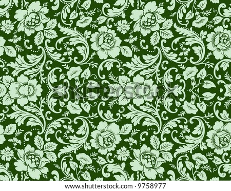 floral wallpaper. Seamless floral wallpaper