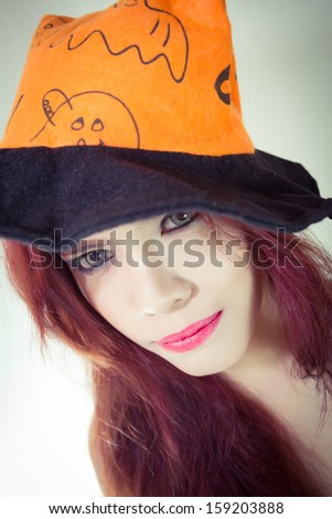 Women's Halloween hat  in concept halloween