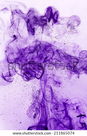 Smoke abstract background, colorful smoke of Joss stick