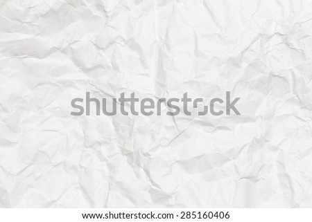 White creased paper background texture. White paper sheet.