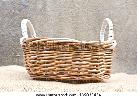 An empty basket