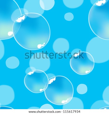 Seamless bubble blower background