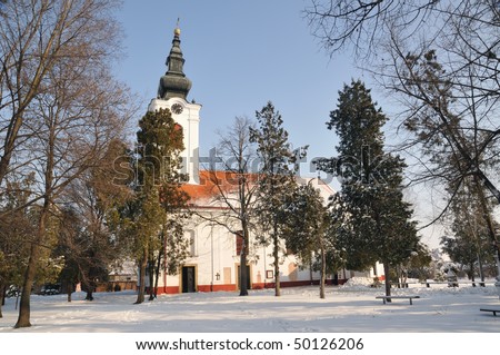 Serbian orthodox Christian church in Zrenjanin, Vojvodina, Serbia