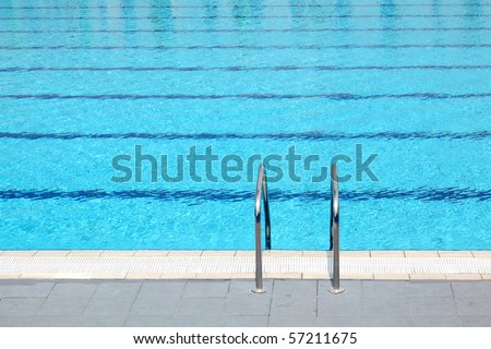 Detail from open air olympic swimming pool