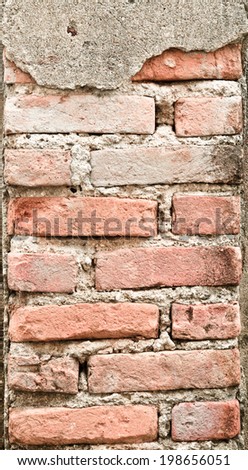 close up brick background
