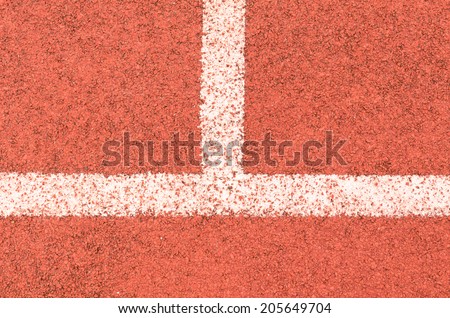 close up line running track texture