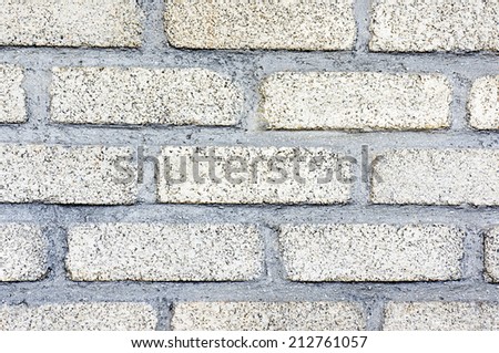 organized in a brick background