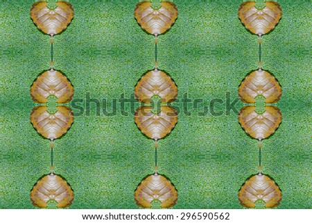 Abstract background with Water fern or Mosquito fern. Seamless pattern.