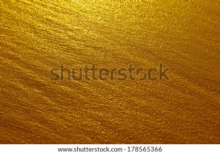 Closeup Of Gold Sand Pattern Of A Beach In The Summer