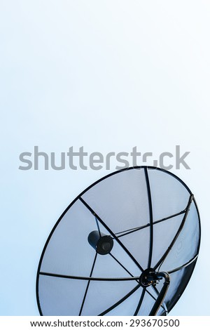 satellite dish sky sunset communication technology network