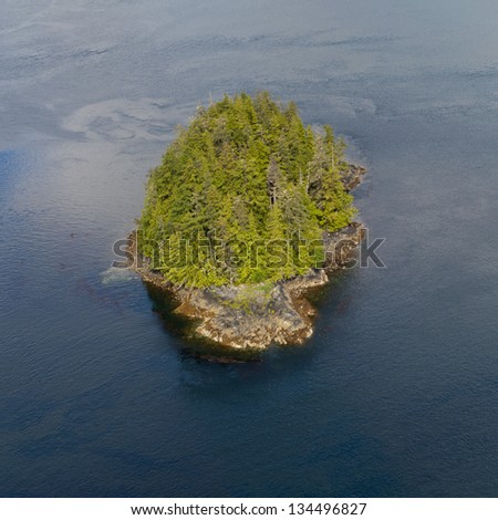 Alaska Prince of Wales island aerial view