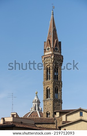 Florence church dome and home view