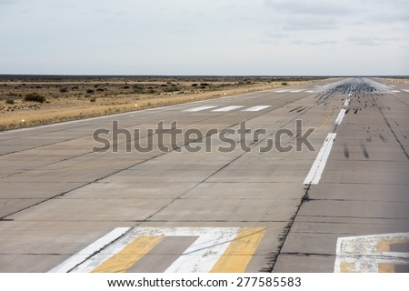 Trelew patagonia airport Landing and take off Zone