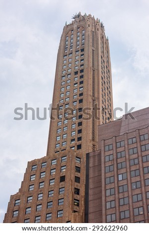 NEW YORK - USA - 13 JUNE 2015 general electric building new york manhattan