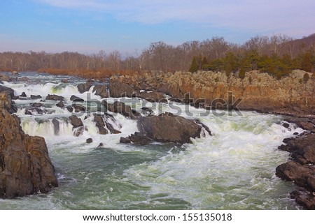 Great Falls National Park in Virginia and Maryland, USA