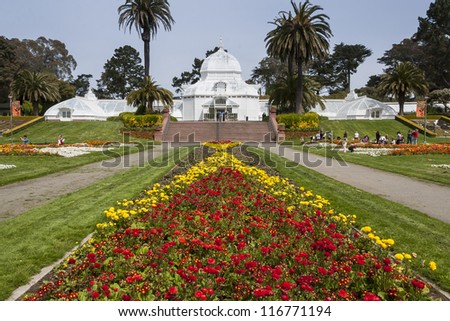 The Conservatory of Flowers, Golden Gate Park, San Francisco
