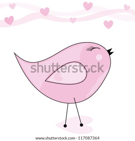 stock vector : Love Bird