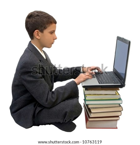 Sitting On Computer