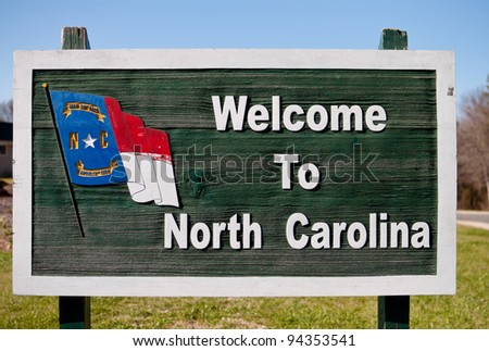 Welcome Sign to North Carolina
