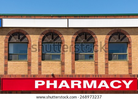 Office building with Pharmacy store