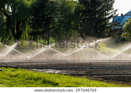 Field watering / irrigation