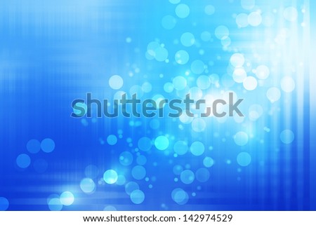 Abstract blue circle light background