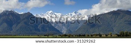 Southern Alps twin peaks