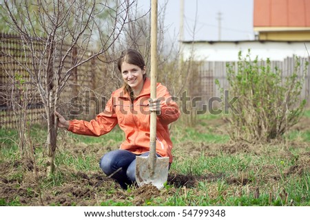 Woman Shovel