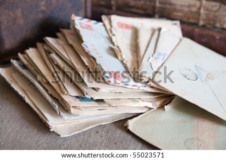 few vintage letters from an old box