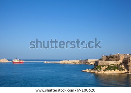 View of Grand Harbour (Valletta, Maltese islands)