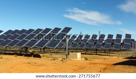 Solar panel system. Energy production