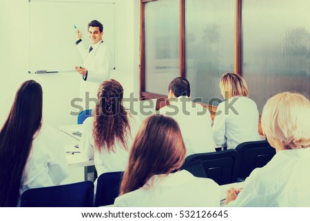 adult spanish health-care workers during educational program in medical school