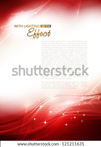 Abstract Red Background. Vector