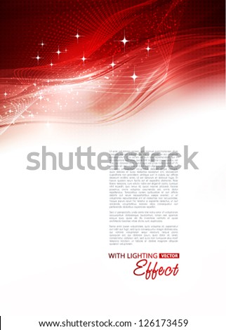 Abstract red background. Vector