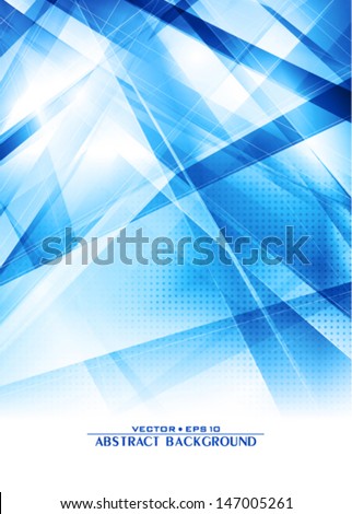 Abstract Digital Blue Background. Vector