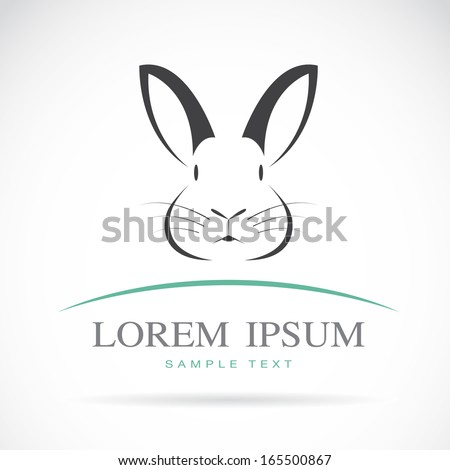 Vector image of an rabbit on white background Vector image of an rabbit on white background