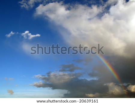 rainbow sky