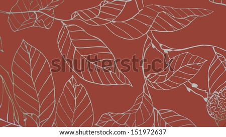 Leave pattern background